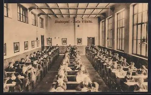 AK Saint-Nicolas /Waes, Institution Saint Joseph, Salle d`étude