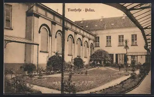 AK Saint-Nicolas /Waes, Institution Saint Joseph, Préau