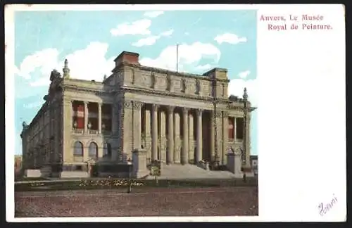 AK Anvers, Le Musée Royal de Peinture