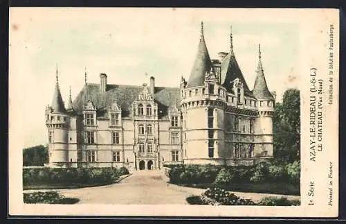 AK Azay-le-Rideau /I.-et-L., Le Château, Vue Nord