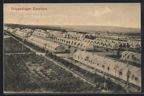 AK Elsenborn, Totalansicht des Truppenlagers