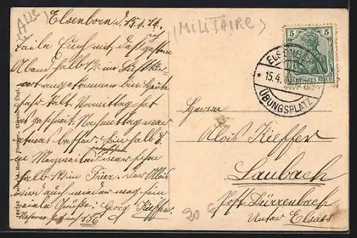 AK Elsenborn, Totalansicht des Truppenlagers