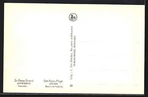 AK Anvers, St-Anne-Plage, Bassin de Natation