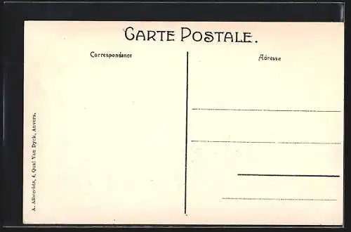 AK Anvers, Le Palais Royal, place de Meir