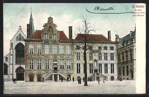 AK St. Nicolas, Ancien Hôtel de Ville et le Musée
