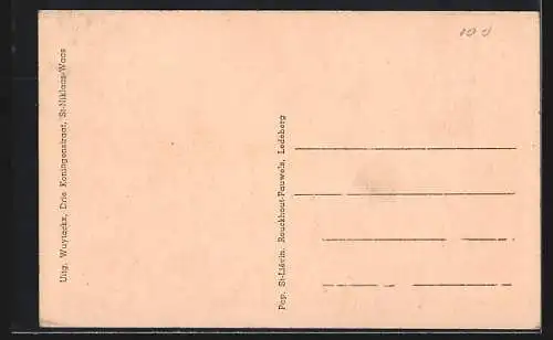 AK St-Nicolas-Waes, Panorama, Vue sur la Tour Notre-Dame