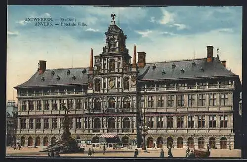 AK Anvers, Hôtel de Ville