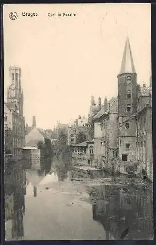 AK Bruges, Quai du Rosaire