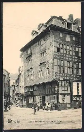 AK Liège, Vieilles maisons du quai de la Golfe