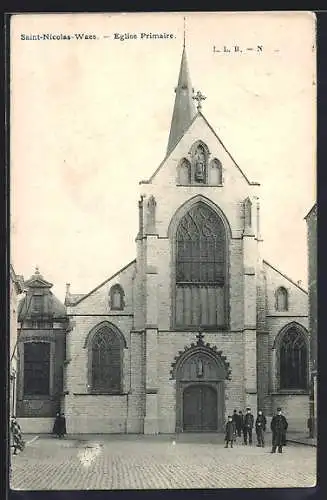 AK Saint-Nicolas-Waes, Eglise Primaire