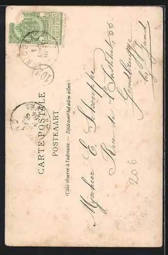 AK St-Nicolas-Waes, Pensionnat et Ecole Normale, Entrée principale