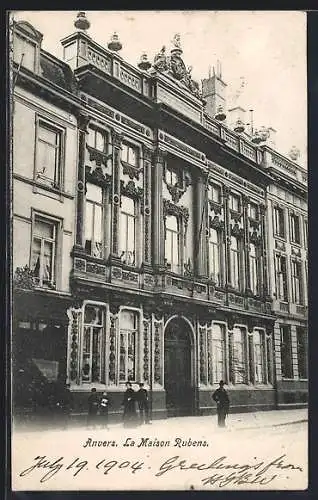 AK Anvers, La maison Rubens