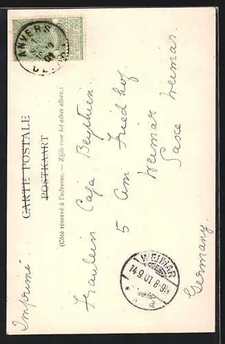 AK Anvers, Flèche de la Cathédrale