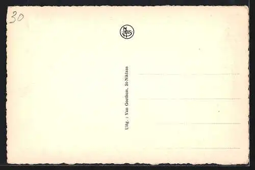 AK Saint Nicolas, Vue prise en avion