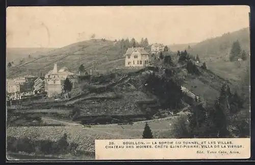 AK Bouillon, La Sortie du Tunnel et les Villas