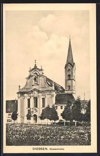 AK Diessen / Ammersee, Klosterkirche