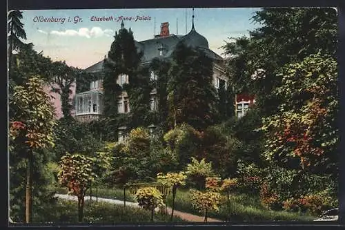 AK Oldenburg / O., Elisabeth-Anna-Palais