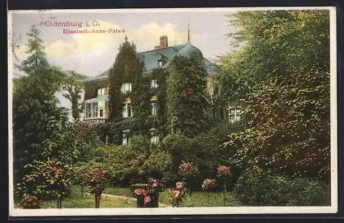 AK Oldenburg / O., Elisabeth-Anna-Palais