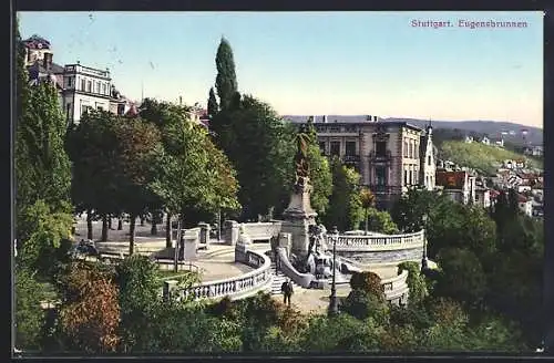 AK Stuttgart, Eugensbrunnen