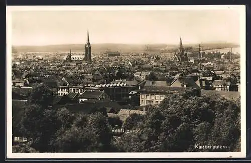 AK Kaiserslautern, Teilansicht mit Kirche