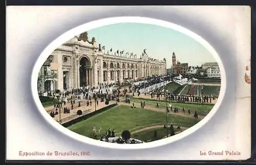 AK Bruxelles, Exposition de Bruxelles 1910, Le Grand Palais