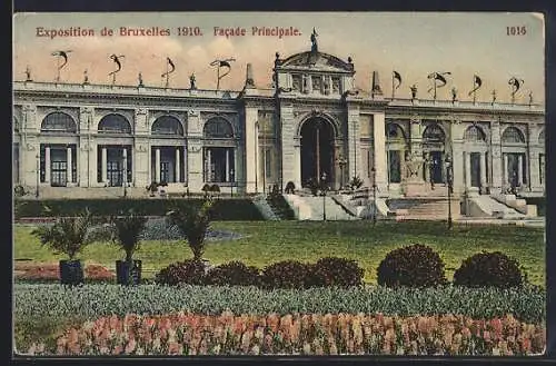 AK Bruxelles / Brüssel, Exposition 1910, Facade Principale, Ausstellung