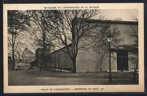 AK Liége / Lüttich, Exposition internationale 1930, Palais de l`Agriculture