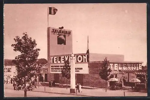 AK Bruxelles, l`Exposition 1935, Le Palais de la Télévision
