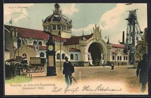 AK Düsseldorf, Gewerbe- und Industrie-Ausstellung 1902, Berg- und Hüttenbau