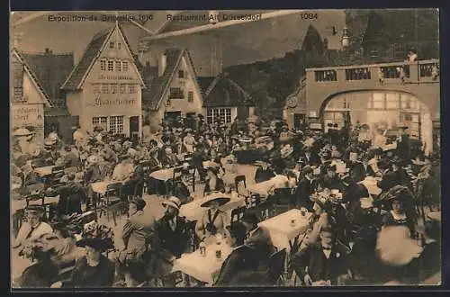 AK Bruxelles, Exposition 1910, Restaurant Alt Düsseldorf