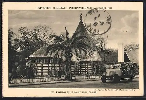 AK Paris, Exposition Coloniale Internationale 1931, Pavillon de la Nouvelle-Caledonie