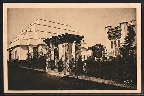 AK Paris, Exposition des Arts décoratifs 1925, Entree du Jardin
