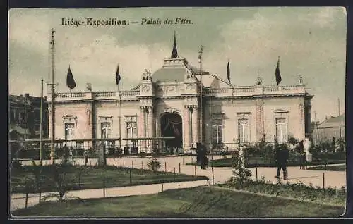 AK Liege, Exposition, Palais des Fetes