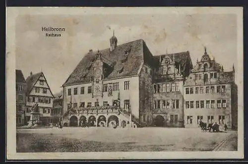 AK Heilbronn, Blick auf Rathaus