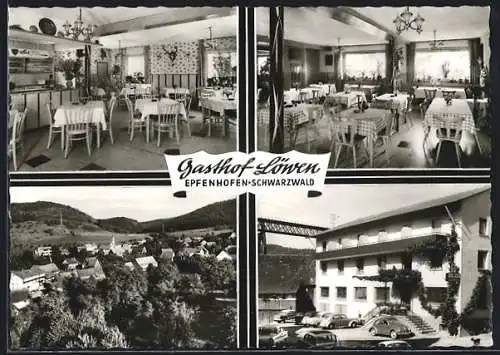 AK Epfenhofen, Gasthof Löwen, Gesamtansicht, VW Käfer