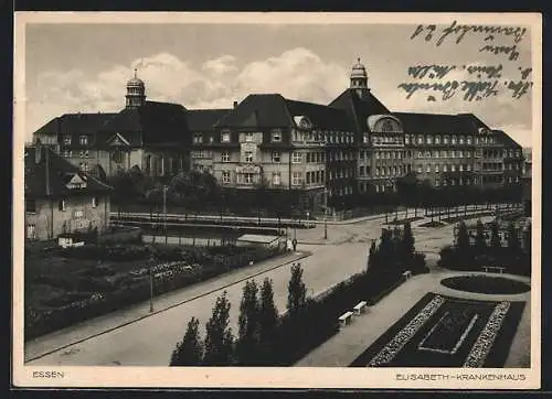 AK Essen, Elisabeth-Krankenhaus mit Parkanlage