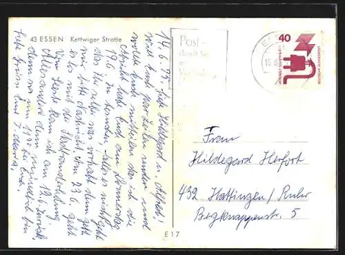 AK Essen, Partie in der Kettwiger Strasse