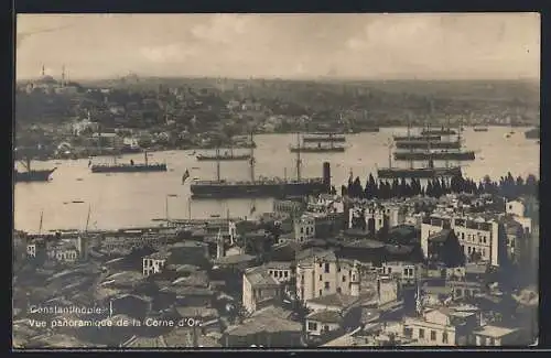 AK Constantinople, Vue panoramique de la Corne d`Or