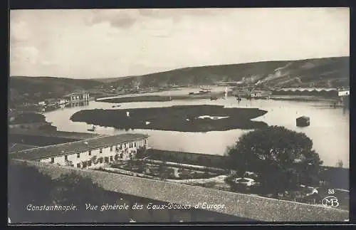 AK Constantinople, Vue générale des Eaux-Douces-d'Europe