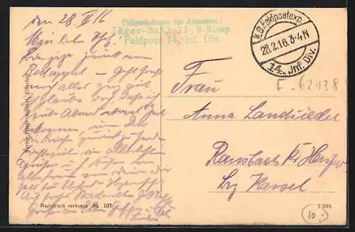 AK Berclau, Soldaten bei einem Konzert