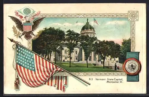 AK Montpelier, VT, Vermont State Capitol