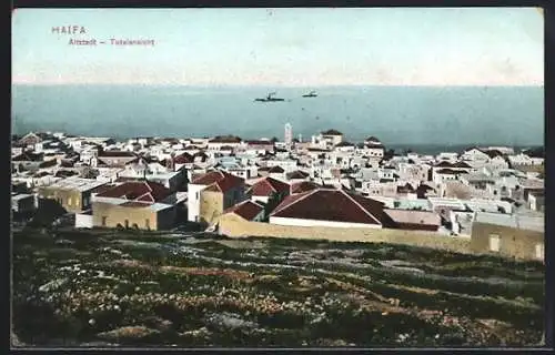 AK Haifa, Altstadt, Totalansicht