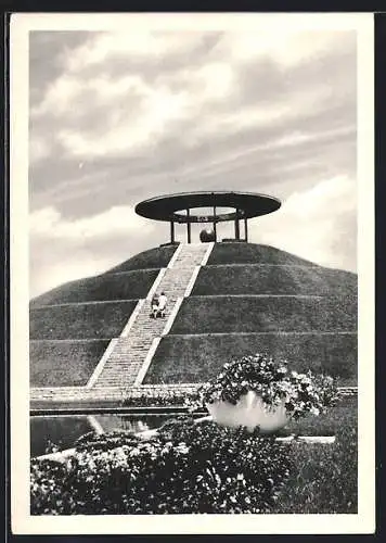 AK Berlin-Lichterfelde, Lilienthal-Gedenkstätte am Karpfenteich