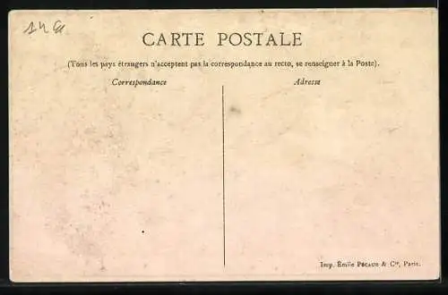 AK Reklame C & G Paris, Reporter führt ein Interview mit einem Mann in eleganten Kleidern