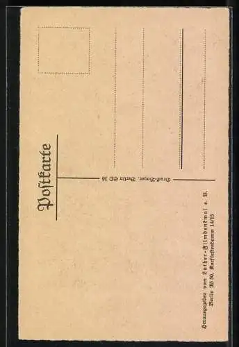 AK Martin Luthers Thesenanschlag zu Wittenberg