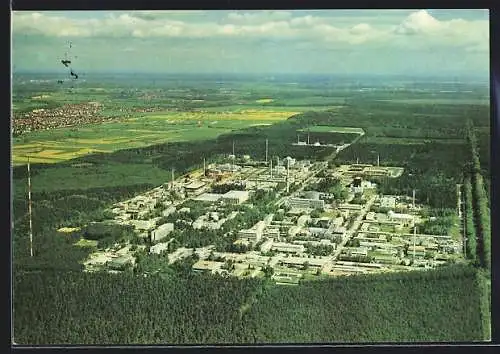 AK Karlsruhe, Kernforschungszentrum, Fliegeraufnahme