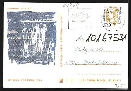 AK Leipzig-Grünau, Teilansichten