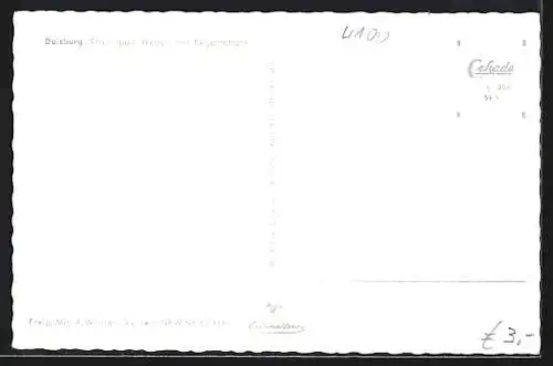 AK Duisburg, Strandbad Wedau mit Regattabahn, Fliegeraufnahme