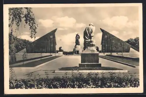 AK Berlin-Treptow, Ehrenmal der Sowjetischen Armee, Panorama