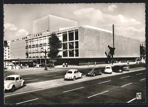 AK Berlin, Deutsche Oper mit Strasse